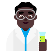 👨🏿‍🔬 Emoji Cientista Homem: Pele Escura na Microsoft Windows 11 November 2021 Update.
