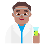 👨🏽‍🔬 Emoji Cientista Homem: Pele Morena na Microsoft Windows 11 November 2021 Update.