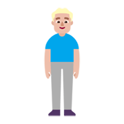 🧍🏼‍♂️ Emoji stehender Mann: mittelhelle Hautfarbe Microsoft Windows 11 November 2021 Update.