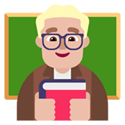 👨🏼‍🏫 Emoji Lehrer: mittelhelle Hautfarbe Microsoft Windows 11 November 2021 Update.
