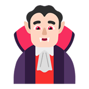 Emoji 🧛🏻‍♂️ Vampiro Uomo: Carnagione Chiara su Microsoft Windows 11 November 2021 Update.