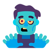 Emoji 🧟‍♂️ Zombie Uomo su Microsoft Windows 11 November 2021 Update.