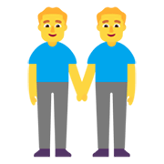 Emoji 👬 Due Uomini Che Si Tengono Per Mano su Microsoft Windows 11 November 2021 Update.