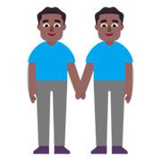 👬🏾 Emoji händchenhaltende Männer: mitteldunkle Hautfarbe Microsoft Windows 11 November 2021 Update.