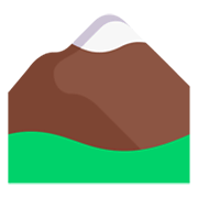 Émoji ⛰️ Montagne sur Microsoft Windows 11 November 2021 Update.
