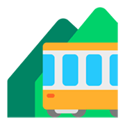 🚞 Emoji Estrada De Ferro Na Montanha na Microsoft Windows 11 November 2021 Update.