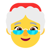 Émoji 🤶 Mère Noël sur Microsoft Windows 11 November 2021 Update.