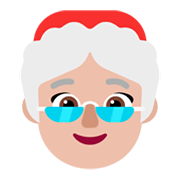 Emoji 🤶🏼 Mamma Natale: Carnagione Abbastanza Chiara su Microsoft Windows 11 November 2021 Update.