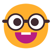 Emoji 🤓 Faccina Nerd su Microsoft Windows 11 November 2021 Update.