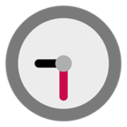 Emoji 🕤 Ore Nove E Mezza su Microsoft Windows 11 November 2021 Update.