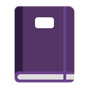 Emoji 📓 Quaderno su Microsoft Windows 11 November 2021 Update.