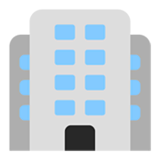 Emoji 🏢 Edificio su Microsoft Windows 11 November 2021 Update.