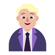 🧑🏼‍💼 Emoji Oficinista Hombre: Tono De Piel Claro Medio en Microsoft Windows 11 November 2021 Update.