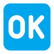 Emoji 🆗 Pulsante OK su Microsoft Windows 11 November 2021 Update.