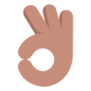 👌🏽 Emoji Señal De Aprobación Con La Mano: Tono De Piel Medio en Microsoft Windows 11 November 2021 Update.