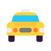 🚖 Emoji Vorderansicht Taxi Microsoft Windows 11 November 2021 Update.