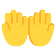 Emoji 🤲 Mani Unite In Alto su Microsoft Windows 11 November 2021 Update.