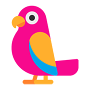 Emoji 🦜 Pappagallo su Microsoft Windows 11 November 2021 Update.