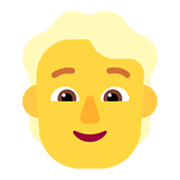 Emoji 👱 Persona Bionda su Microsoft Windows 11 November 2021 Update.