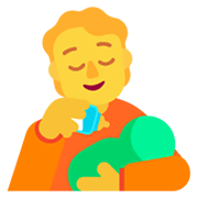 Emoji 🧑‍🍼 Persona Che Allatta su Microsoft Windows 11 November 2021 Update.