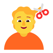 Emoji 💇 Taglio Di Capelli su Microsoft Windows 11 November 2021 Update.