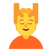 Emoji 💆 Persona Che Riceve Un Massaggio su Microsoft Windows 11 November 2021 Update.