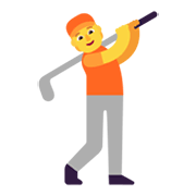 Émoji 🏌️ Joueur De Golf sur Microsoft Windows 11 November 2021 Update.