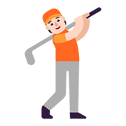 🏌🏻 Emoji Golfista: Pele Clara na Microsoft Windows 11 November 2021 Update.