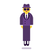 Emoji 🕴️ Uomo Con Completo Che Levita su Microsoft Windows 11 November 2021 Update.