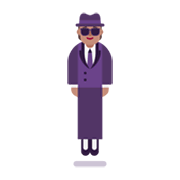 🕴🏽 Emoji schwebender Mann im Anzug: mittlere Hautfarbe Microsoft Windows 11 November 2021 Update.