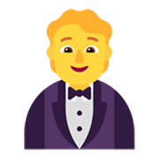 🤵 Emoji Persona Con Esmoquin en Microsoft Windows 11 November 2021 Update.