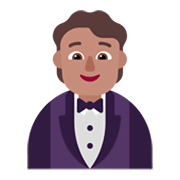 Emoji 🤵🏽 Persona In Smoking: Carnagione Olivastra su Microsoft Windows 11 November 2021 Update.