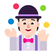 🤹🏻 Emoji Jongleur(in): helle Hautfarbe Microsoft Windows 11 November 2021 Update.