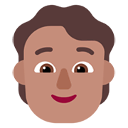 🧑🏽 Emoji Erwachsener: mittlere Hautfarbe Microsoft Windows 11 November 2021 Update.