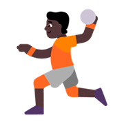 🤾🏿 Emoji Handballspieler(in): dunkle Hautfarbe Microsoft Windows 11 November 2021 Update.