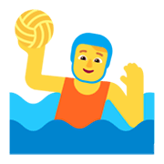 Emoji 🤽 Persona Che Gioca A Pallanuoto su Microsoft Windows 11 November 2021 Update.