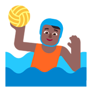 🤽🏾 Emoji Wasserballspieler(in): mitteldunkle Hautfarbe Microsoft Windows 11 November 2021 Update.