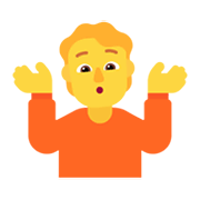 Emoji 🤷 Persona Che Scrolla Le Spalle su Microsoft Windows 11 November 2021 Update.