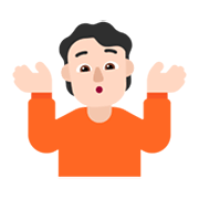🤷🏻 Emoji Persona Encogida De Hombros: Tono De Piel Claro en Microsoft Windows 11 November 2021 Update.