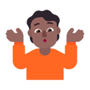 Emoji 🤷🏾 Persona Che Scrolla Le Spalle: Carnagione Abbastanza Scura su Microsoft Windows 11 November 2021 Update.