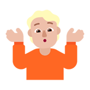🤷🏼 Emoji schulterzuckende Person: mittelhelle Hautfarbe Microsoft Windows 11 November 2021 Update.
