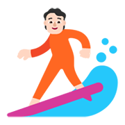 Emoji 🏄🏻 Persona Che Fa Surf: Carnagione Chiara su Microsoft Windows 11 November 2021 Update.