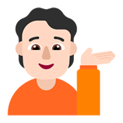 💁🏻 Emoji Pessoa Com A Palma Virada Para Cima: Pele Clara na Microsoft Windows 11 November 2021 Update.