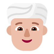 👳🏼 Emoji Persona Con Turbante: Tono De Piel Claro Medio en Microsoft Windows 11 November 2021 Update.