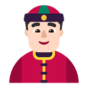 Emoji 👲🏻 Uomo Con Zucchetto Cinese: Carnagione Chiara su Microsoft Windows 11 November 2021 Update.