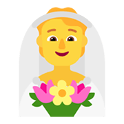 👰 Emoji Novia Con Velo en Microsoft Windows 11 November 2021 Update.