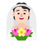 👰🏻 Emoji Novia Con Velo: Tono De Piel Claro en Microsoft Windows 11 November 2021 Update.