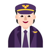 Emoji 🧑🏻‍✈️ Pilota: Carnagione Chiara su Microsoft Windows 11 November 2021 Update.