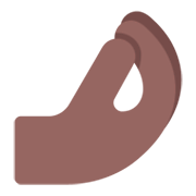 🤌🏾 Emoji Dedos Comprimidos: Pele Morena Escura na Microsoft Windows 11 November 2021 Update.