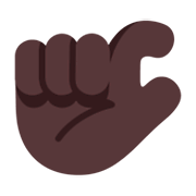 🤏🏿 Emoji Wenig-Geste: dunkle Hautfarbe Microsoft Windows 11 November 2021 Update.